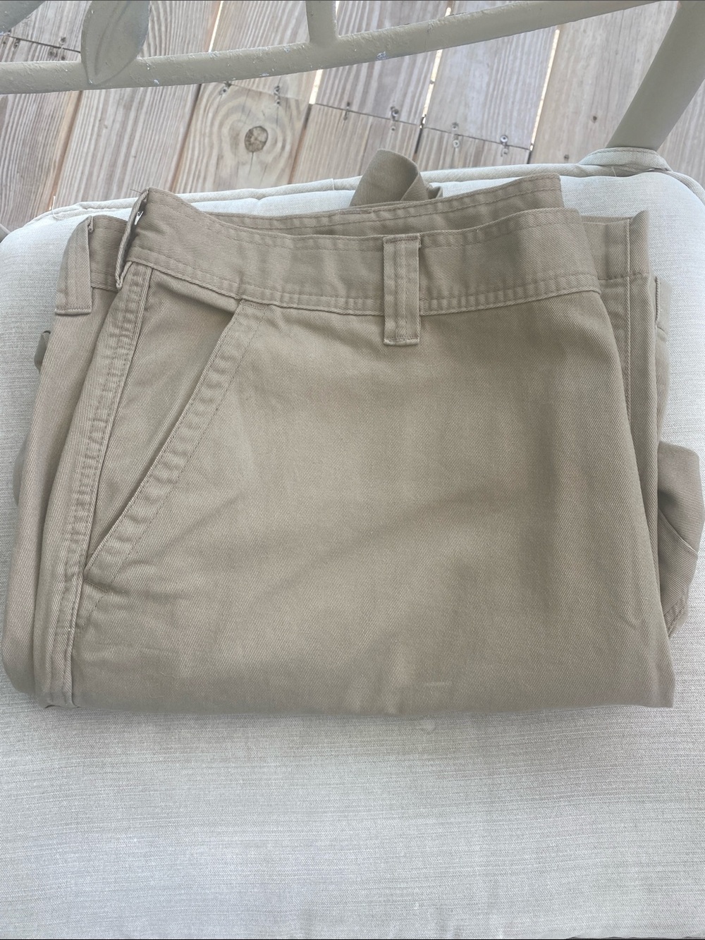 Basic Editions Men's Khaki Chino Pants